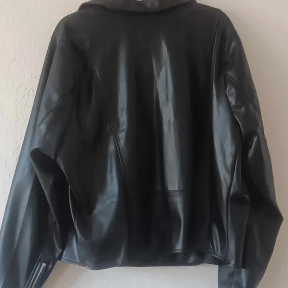 Torrid Asymmetrical Black Faux Leather Moto Jacket - Picture 2 of 12